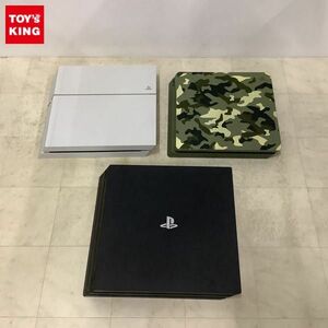 1円〜 動作確認済 初期化済 箱無 PlayStation4 本体 CUH-1200A ホワイト、PS4 Pro 本体 CUH-7100B ブラック 等