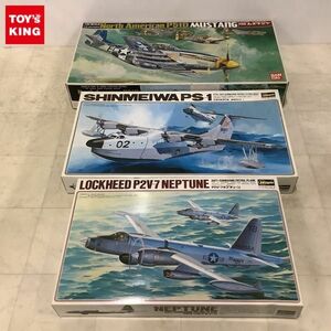 1円〜 ハセガワ 等 1/72 P2V-7 ネプチューン 1/24 ノースアメリカン P51D ムスタング 他