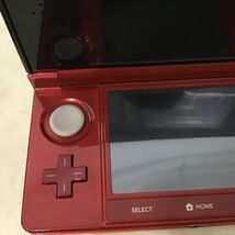 1円〜 動作確認済 初期化済 箱無 3DS CTR-001 JPN 本体 フレアレッド 2点_画像9