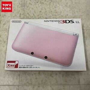 1円〜 欠品 動作確認/初期化済 ニンテンドー3DS LL SPR-001(JPN) ピンク ホワイト