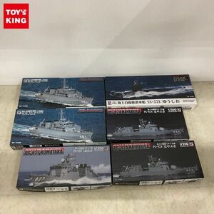 1円〜 ピットロード 1/350 海上自衛隊ミサイル艇 PG-827 くまたか 海上自衛隊潜水艦 SS-573 ゆうしお 他