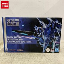 1円〜 未開封 BANDAI SPIRITS METALROBOT魂 機動戦士ガンダム00V ダブルオーザンライザーセブンソード+GNソードIIブラスターセット_画像1