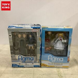 1円〜 未開封含 figma 魔法少女リリカルなのは A’s 062 フェイト・テスタロッサ 制服 ver. けいおん! 058 秋山 澪 制服 ver.