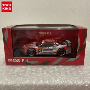 1円〜 エブロ 1/43 P414 JGTC 2003 XANAVI NISMO GT-R レッド シルバー