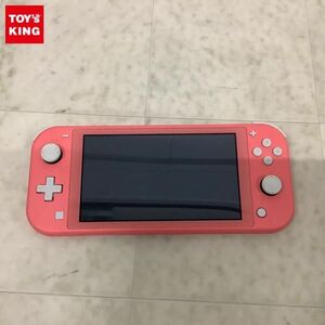 1円〜 動作確認/初期化済 箱無 Nintendo Switch Lite HDH-001 コーラル