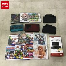 1円〜 訳あり NINTENDO 3DS new 3DS LL 本体 3DSソフト スーパーマリオ 3Dランド とびだせどうぶつの森 他_画像1