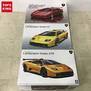 1円〜 アオシマ 1/24 ランボルギーニ ディアブロGTR カウンタック5000 クアトロバルボーレ インジェクションVer. 他