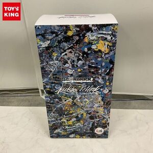 1円〜 同梱不可□ メディコム・トイ BE@RBRICK ベアブリック 1000％ Jackson Pollock Studio