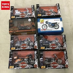 1円〜 訳あり マイスト等 1/18 ハーレー・ダビッドソン NYPD 2002 883R スポーツスター スズキ GT380 他