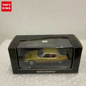 1円〜 ミニチャンプス 1/43 Citroen SM 1970(ゴールド)