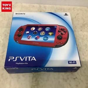 1円〜 動作確認済／初期化済／欠品 PS Vita PCH-1000 コスミックレッド