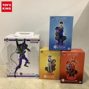 1円〜 未開封 一番くじ エヴァ 裏コード、ザ・ビースト! A賞 エヴァンゲリオン初号機、エヴァパイロット、集結! B賞 綾波レイ他