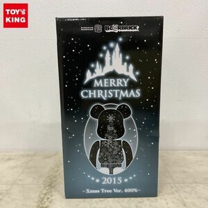 1円〜 メディコム・トイ BE@RBRICK ベアブリック 400% メリークリスマス2015 クリスマスツリーVer.