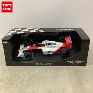 1円〜 ミニチャンプス 1/18 マクラーレン ホンダ MP4/5 Alain Prost World Champion 1989