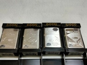 zippo NISSAN 名車シリーズ4種セット 2004年製ト 展示未使用