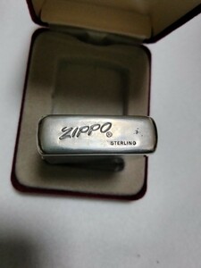 zippo STERLING SILVER イタリックボトム1980年代 