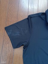 【中古品】UNDER ARMOUR　アンダーアーマー　BLACK半袖ポロシャツ　ボタンダウン　メンズ　サイズ　M_画像9
