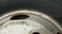 6本セット DUNLOP WINTER MAX 195/75R15 中古スタッドレス デュトロより取り外し PCD203.2_画像5