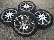 18インチ　アルミホイール　４本　WINNING STREET WHEELS Ｂ 18×7.5j 5穴 PCD 114.3 +38 プリウスα レグノ R18 大阪　手渡し　発送_画像1