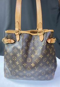 Э【美品】LOUIS VUITTON ルイ・ヴィトン モノグラム バティニョール ヴェルティカルM51153 ショルダーバッグ ヴラウン系 /253794/1219-2