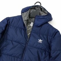 新品 秋冬 定価1.8万 adidas originals アディダス オリジナルス リバーシブル 中綿 ジャケット XL パデッド ブルゾン アウター ◆SW1516B_画像4