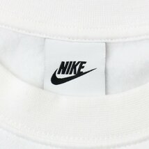 新品 秋冬 NIKE ナイキ 裏起毛 フリース トレーナー XL 白 プルオーバー スウェット クルーネック メンズ カジュアル ホワイト ◆SW1501B_画像9