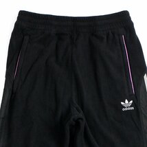 新品 秋冬 adidas originals アディダス オリジナルス ポーラーフリース 上下セット パーカー パンツ L 黒 セットアップ 起毛 ◆SJ1311B_画像5