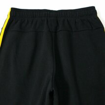 新品 秋冬 adidas アディダス 裏起毛 テーパード パンツ O 黒 3ストライプス カフ スウェット ボトムス メンズ スポーツ ◆SW1557A_画像4