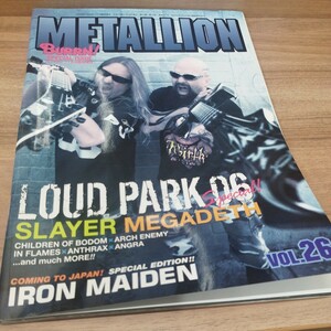 METALION VOL.26 SLAYER/MEGADETH/IRON MAIDEN