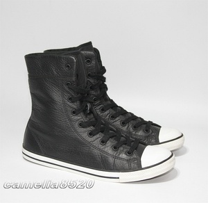 Converse All Star High Top Boots Black Leather US8 UK5.5 EU39 25 см используется красота Converse Chuck Taylor All-Star Dainty Xhi-Top