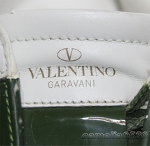 VALENTINO GARAVANI ヴァレンティノ ガラヴァーニ ローカット スニーカー ロックスタッズ 39 サイズ 約24.5cm イタリア製 中古 美品_画像2