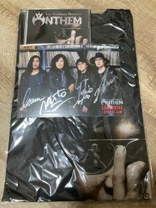 ANTHEM feat.Grahm Bonnet EXPLOSIVE CD Tシャツ 直筆サインフォト付き