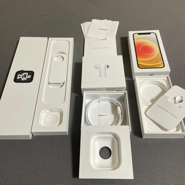 iPhone12mini AirPods Applewatch空箱、充電器付き！