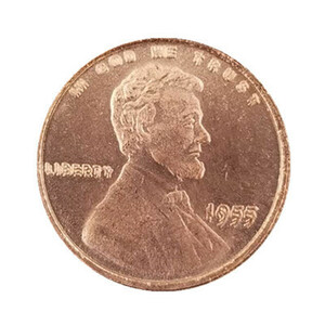 1円スタート アンティークコイン リンカーン ラッキー ONE CENT １ペニー銅貨 1955 アメリカ 米国 レプリカ 398