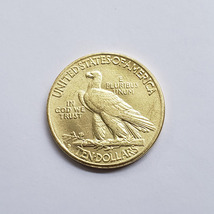 1円スタート アンティークコイン 10ドル インディアンヘッド 1911 金貨 銀貨 レプリカ 402_画像2