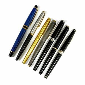 CLM759K 万年筆 PARKER パーカー/SAILOR セーラー/WATERMAN ウォーターマン/MONTBLANC モンブラン 7本 まとめ