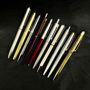 CLM712T ボールペン CROSS クロス/GIVENCHY ジバンシー/PELIKAN ペリカン/PARKER パーカー/MONTBLANC モンブラン 10本 まとめ