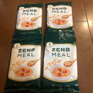 新品未使用 ZENB ゼンブミール 4食 豆100％オートミール 