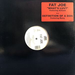 d LP FAT JOE ファットジョー WHAT'S LUV? DEFINTION OF A DON レコード 5点以上落札で送料無料