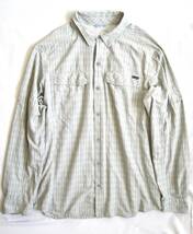 Columbiaコロンビア　シルバーリッジプレイド　ロングスリーブシャツ　チェック　XL　AM7441 ポリナイロンSilver Ridge Plaid L/S Shirt_画像1