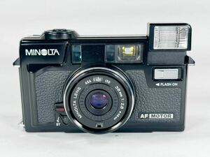 【動作品】MINOLTA HI-MATIC AF2-MDミノルタ コンパクトカメラ フラッシュ発光