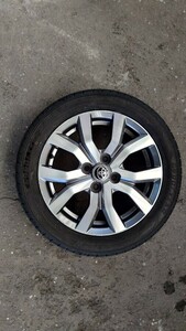 【トヨタ純正】TOYOTA ルーミー 純正アルミ　タイヤ　グッドイヤー 175/55R15 155J +40 4H PCD100 21年7週製造 1本