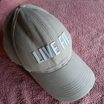  【USED品メーカー直輸入正規品送料無料】 LIVE FIT. リブフィット キャップ アイボリー ★ ジムキャップダディキャップ野球帽_画像5