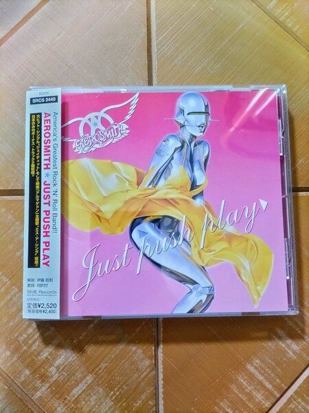 AEROSMITH エアロスミス CD「ジャスト・プッシュ・プレイ」