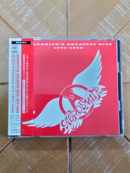 AEROSMITH　エアロスミス　CD「グレイテスト・ヒッツ　1973-1988」