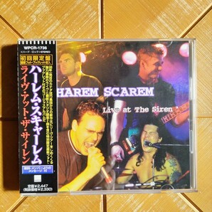 HAREM SCAREM　ハーレム・スキャーレム　CD「ライヴ・アット・ザ・サイレン」(初回限定盤・最新フォトブックレット封入)
