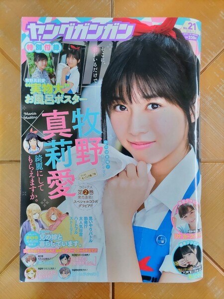 ヤングガンガン　2018年11月2日号・牧野真莉愛(モーニング娘。)・リナ カーフィザデー・青山ひかる