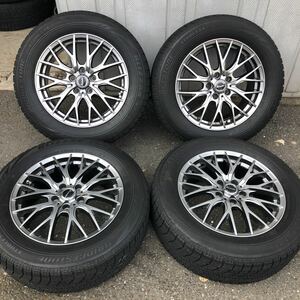 ブリザック VRX スタッドレス タイヤ　225/60R17 ホイールセット　４本セット　30アルファード ヴェルファイア　PCD 114.3 5穴　冬タイヤ