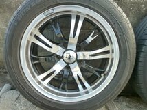 社外アルミホイール　17インチ　7J+38　PCD:114.3　ダンロップ　215/55R17　19年製_画像2