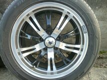 社外アルミホイール　17インチ　7J+38　PCD:114.3　ダンロップ　215/55R17　19年製_画像4